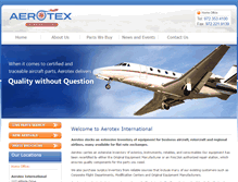 Tablet Screenshot of aerotex.net